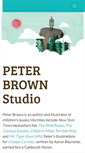 Mobile Screenshot of peterbrownstudio.com